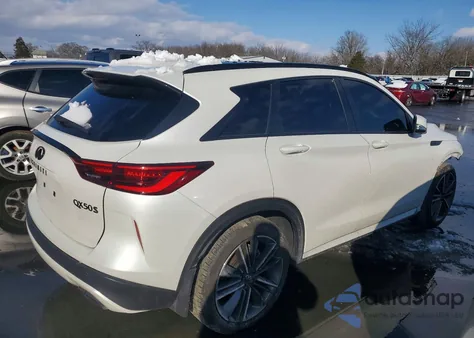 2025 Infiniti Qx50 Sport z USA, uszkodzony, nr VIN 3PCAJ5FB3SF110357